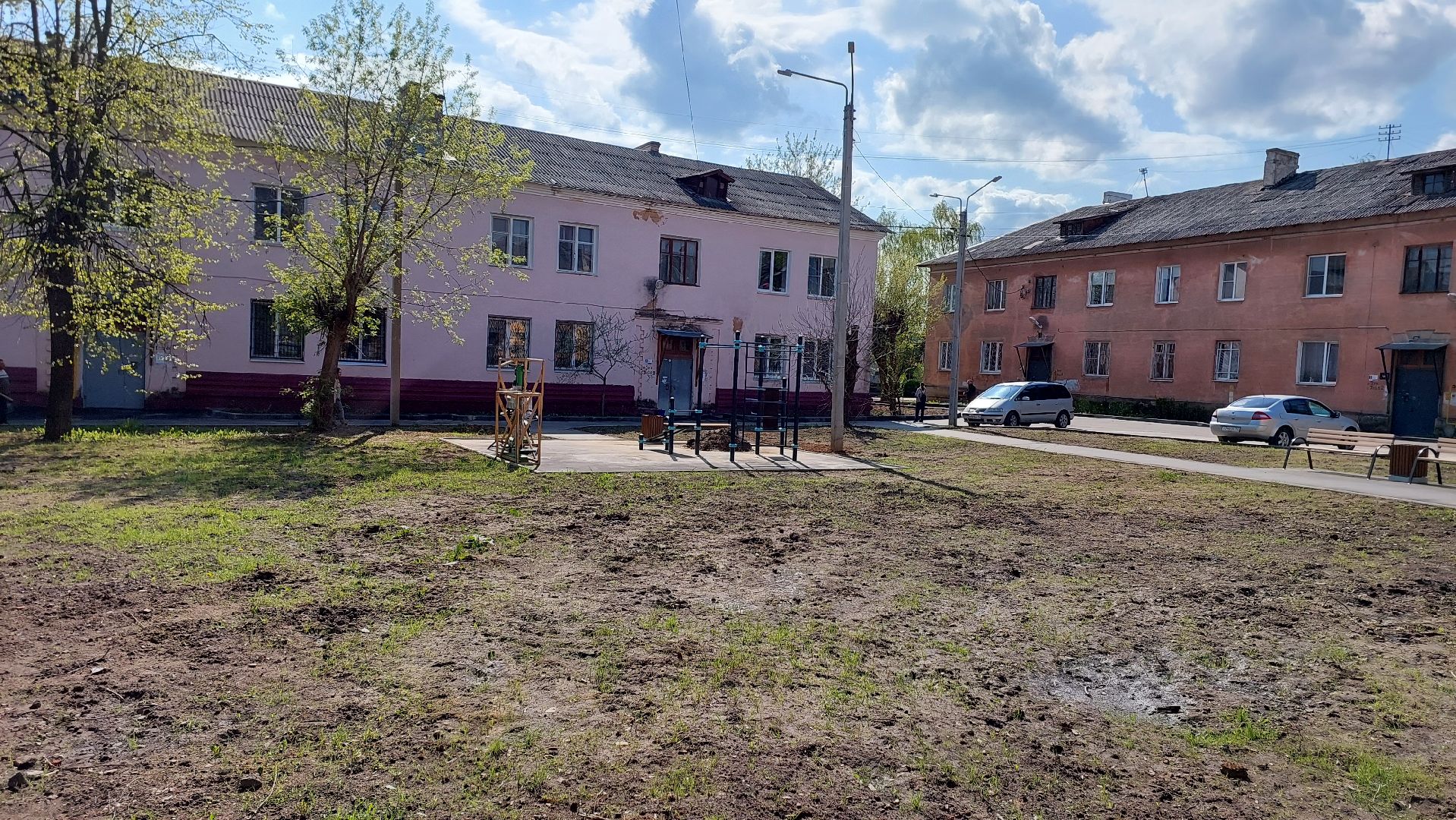 двор, дети, детский спорт, доброе дело, серпухов, добродел, благоустройство,