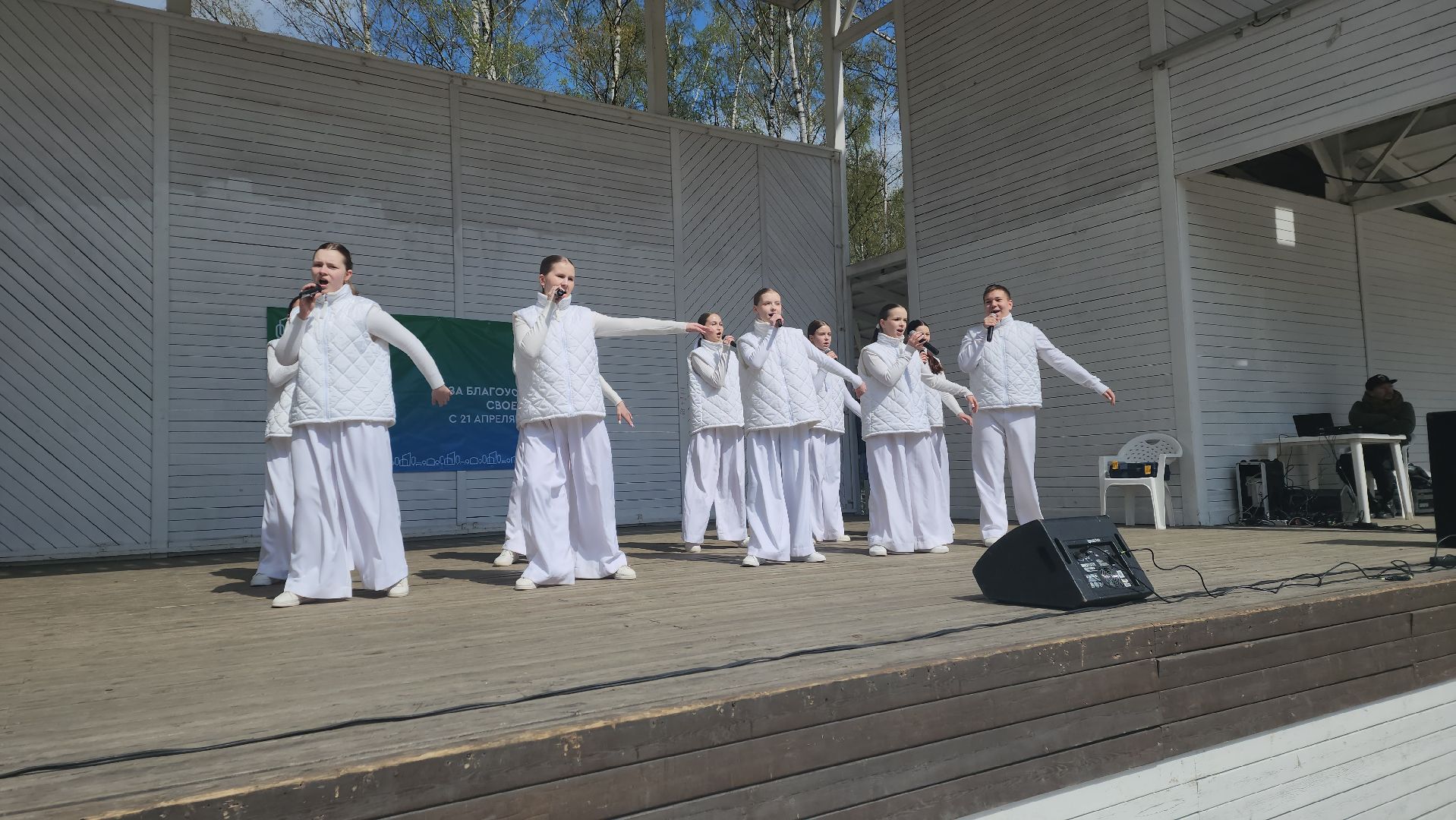 парки го пушкинский, субботник, вертикалки, концерт, творческие коллективы, сольные номера,