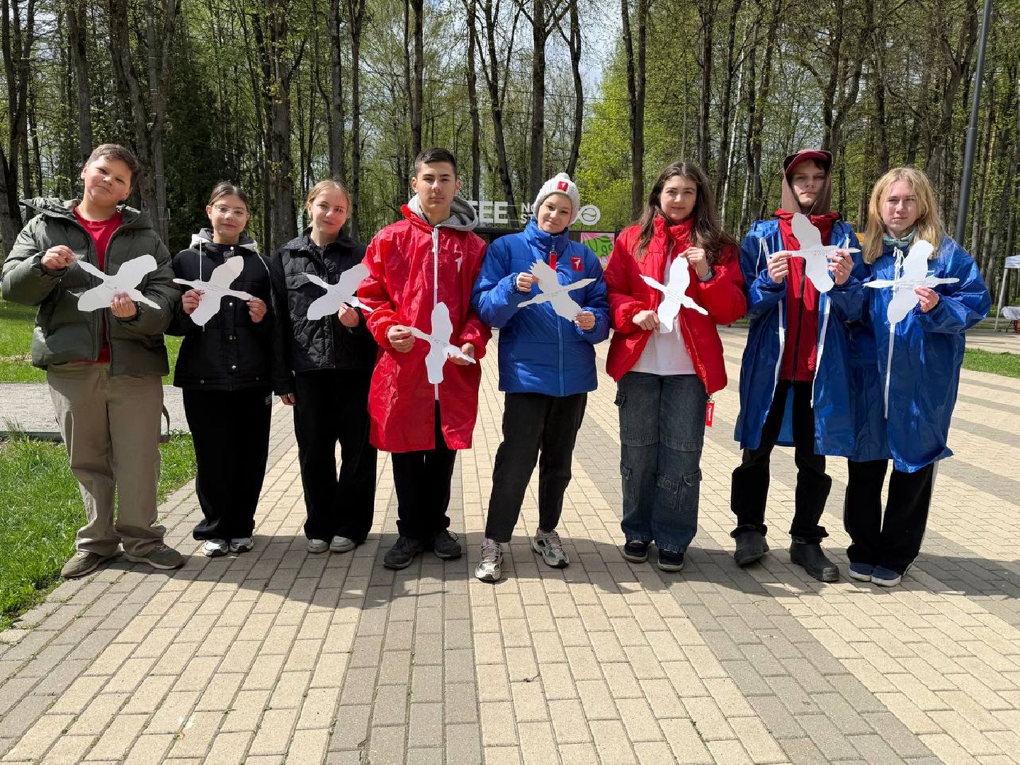 наро-фоминск, день Победы, журавли памяти, центральный парк наро-фоминска, движение первых наро-фоминск,