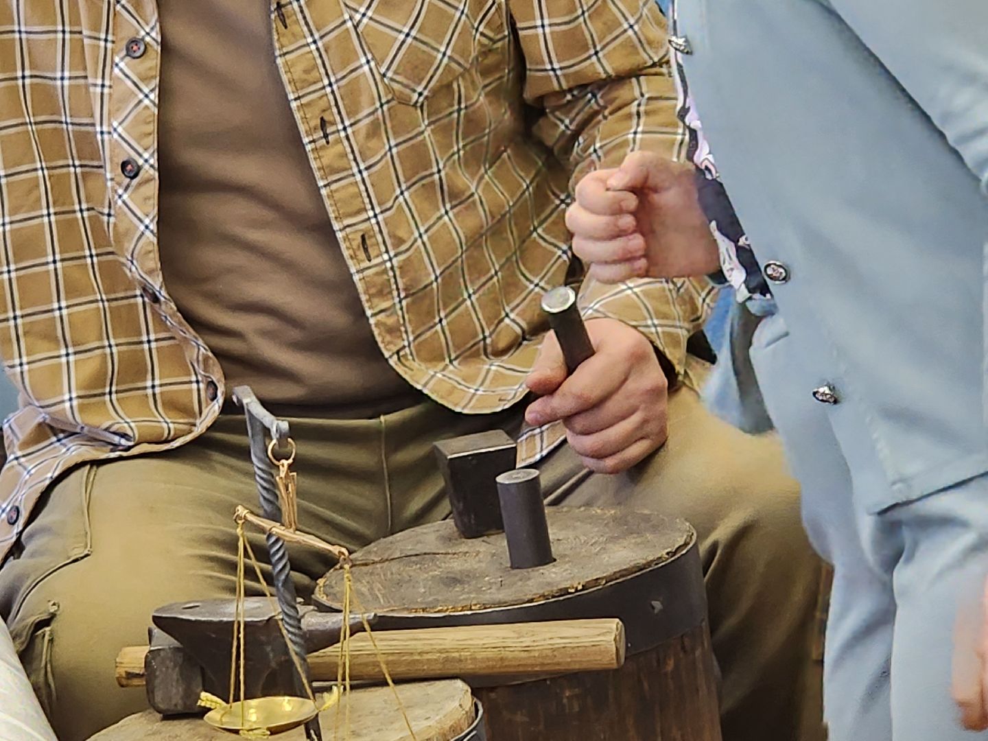 сергиев посад, хронотоп, живая история, археология, сергиево-посадский музей-заповедник, чеканка монет,