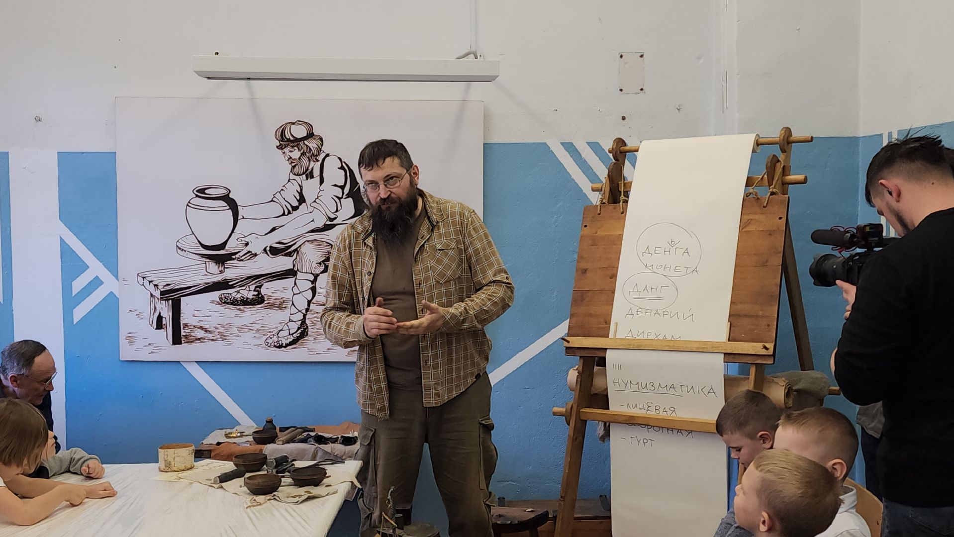 сергиев посад, хронотоп, живая история, археология, сергиево-посадский музей-заповедник, чеканка монет,