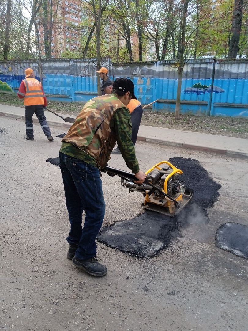 пушкинский, ивантеевка, санаторий, ямочный ремонт, ямы на дорогах, коммунальная служба, асфальтирование,