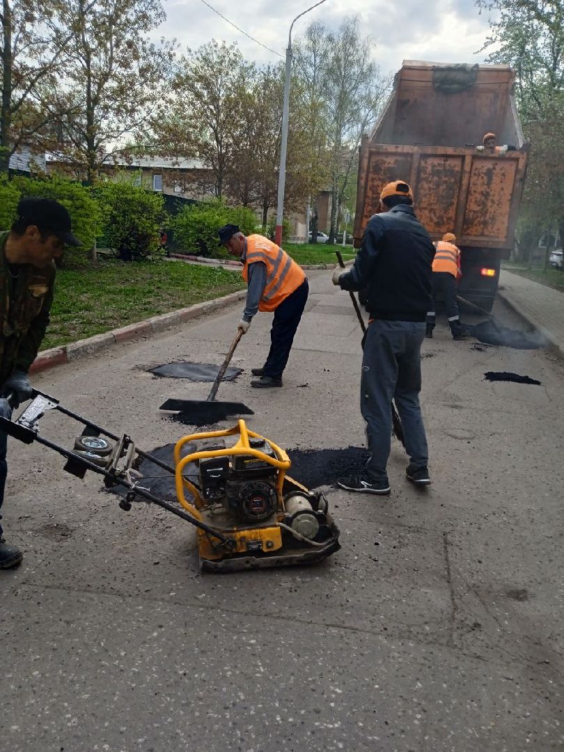 пушкинский, ивантеевка, санаторий, ямочный ремонт, ямы на дорогах, коммунальная служба, асфальтирование,
