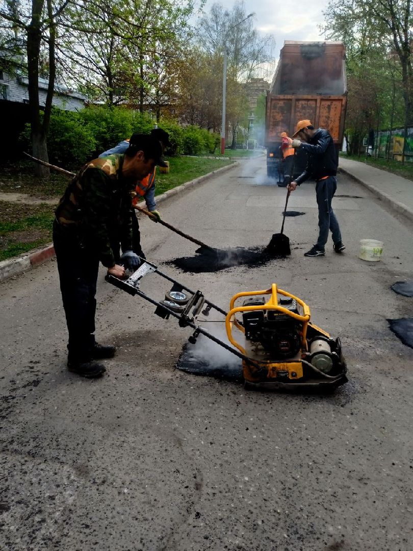 пушкинский, ивантеевка, санаторий, ямочный ремонт, ямы на дорогах, коммунальная служба, асфальтирование,