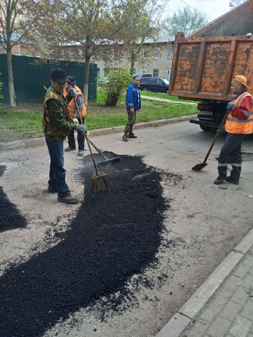 пушкинский, ивантеевка, санаторий, ямочный ремонт, ямы на дорогах, коммунальная служба, асфальтирование,