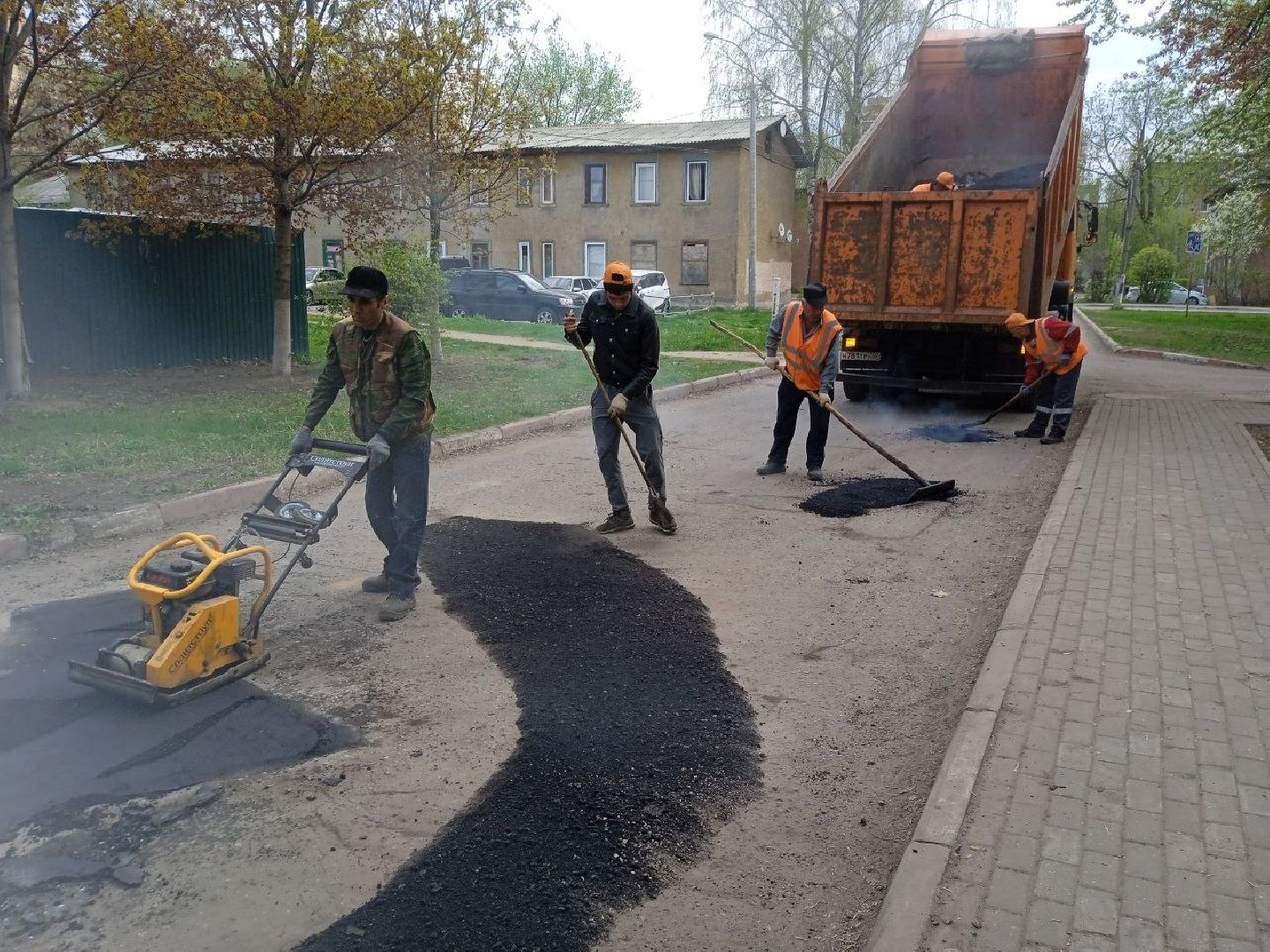 пушкинский, ивантеевка, санаторий, ямочный ремонт, ямы на дорогах, коммунальная служба, асфальтирование,