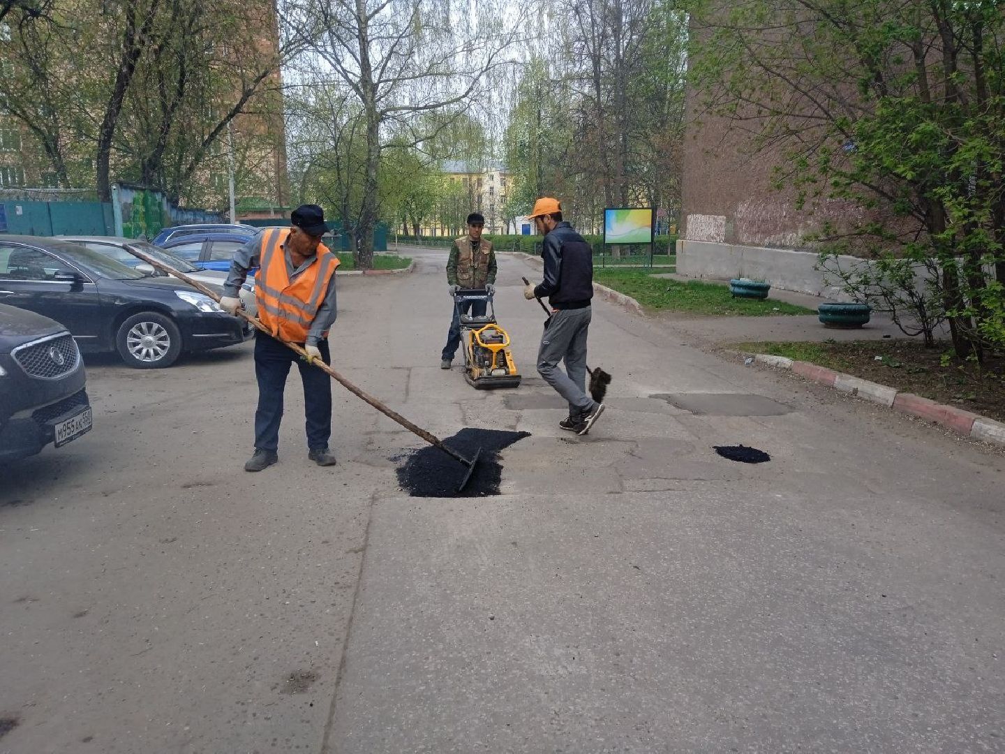 пушкинский, ивантеевка, санаторий, ямочный ремонт, ямы на дорогах, коммунальная служба, асфальтирование,