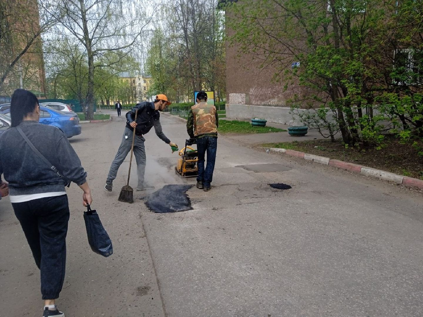 пушкинский, ивантеевка, санаторий, ямочный ремонт, ямы на дорогах, коммунальная служба, асфальтирование,