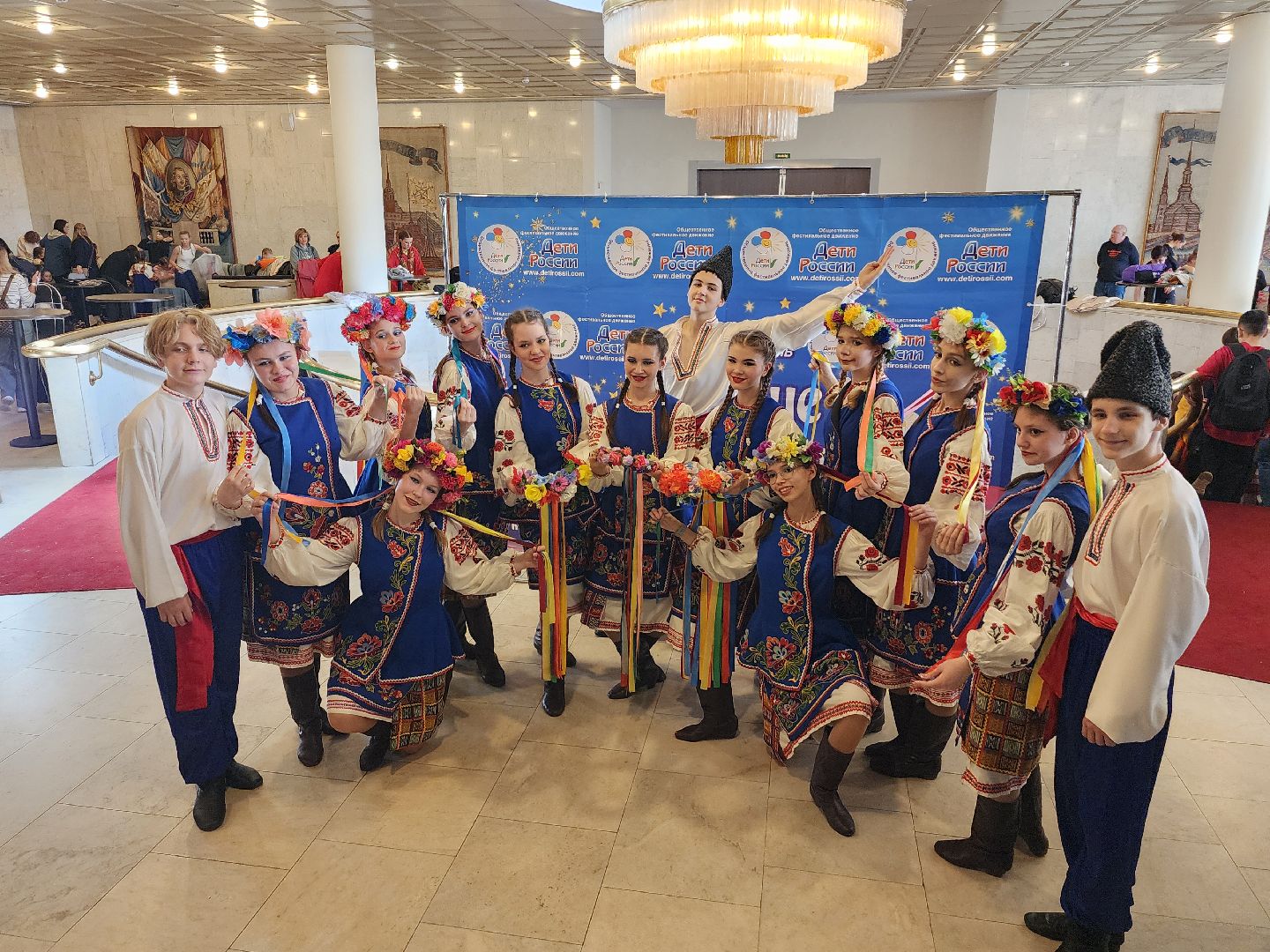 серпухов, танцевальный ансамбль, вдохновение, конкурс-фестиваль невские созвездия, общественное фестивальное движение дети россии, ансамбля народного танца Вдохновение»,