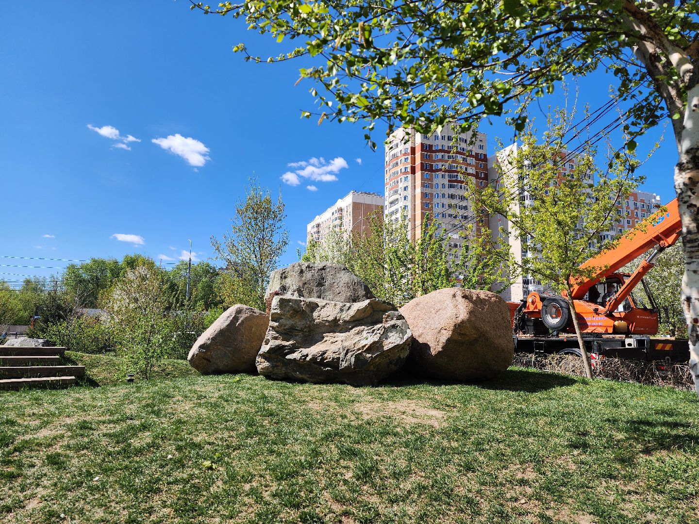 Подольск, сад камней памяти и славы, 80 лет победе,