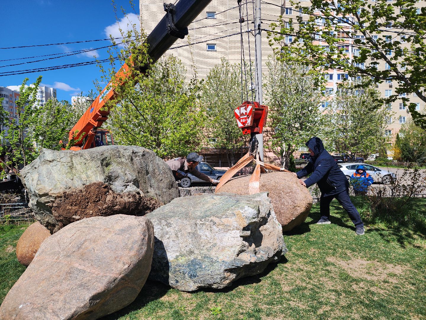 Подольск, сад камней памяти и славы, 80 лет победе,