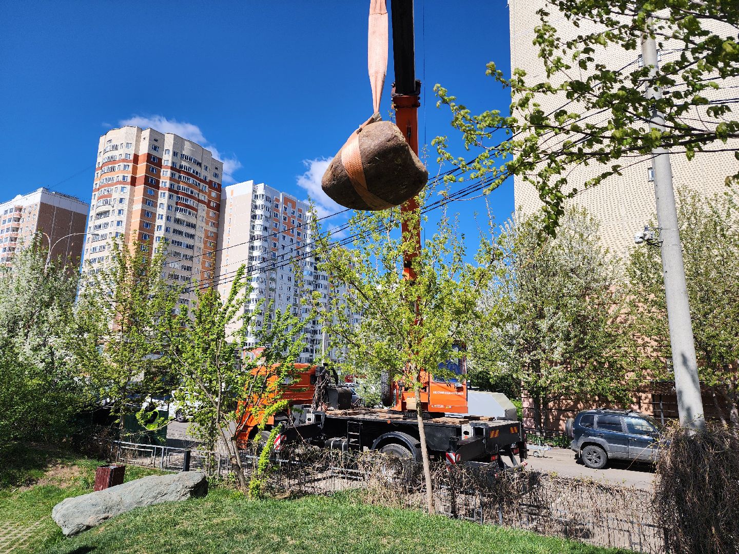 Подольск, сад камней памяти и славы, 80 лет победе,