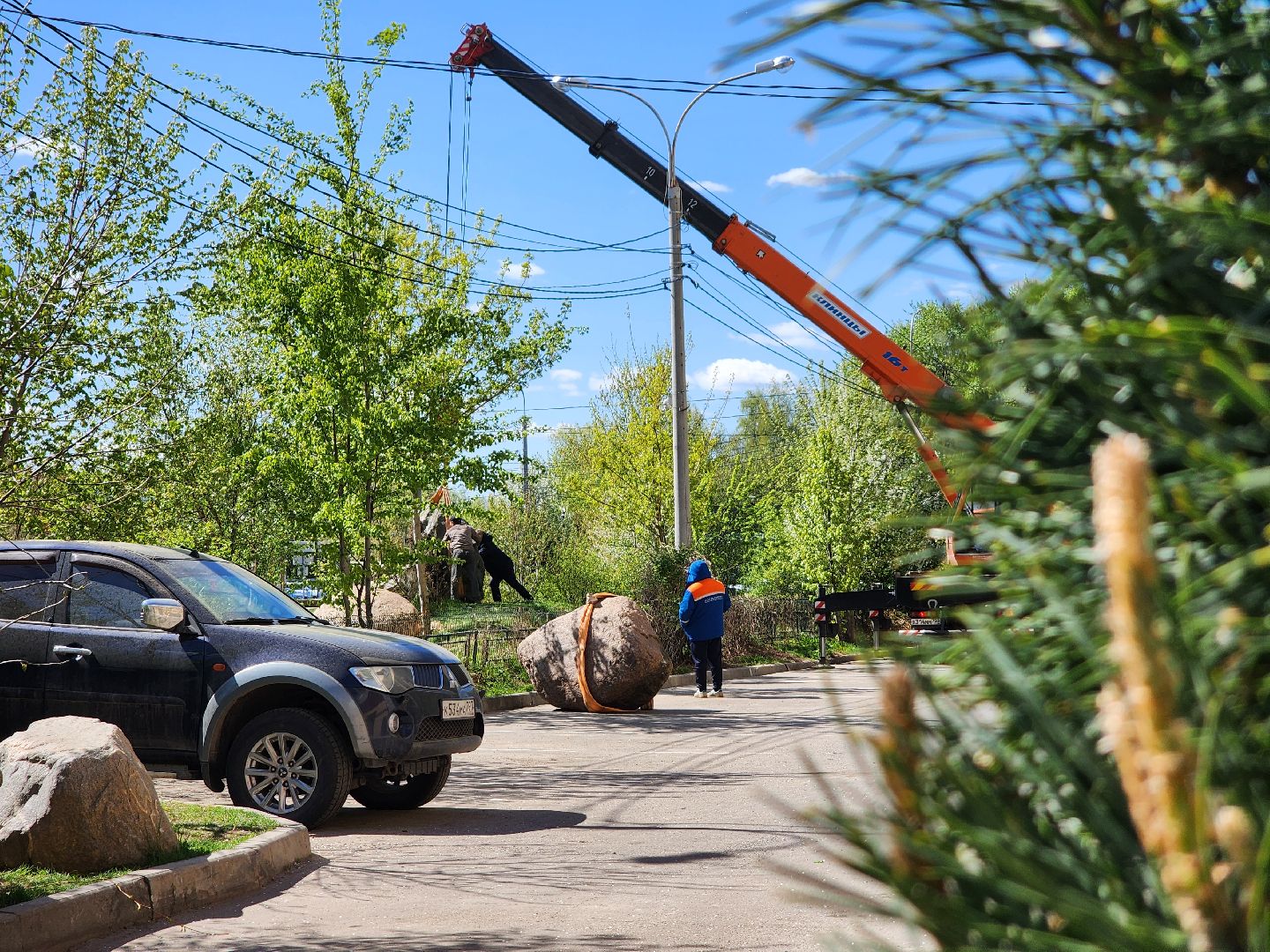 Подольск, сад камней памяти и славы, 80 лет победе,
