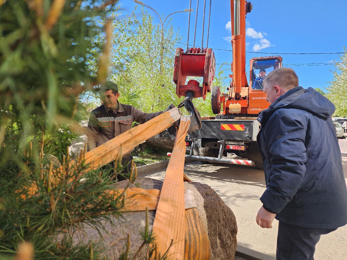 Подольск, сад камней памяти и славы, 80 лет победе,