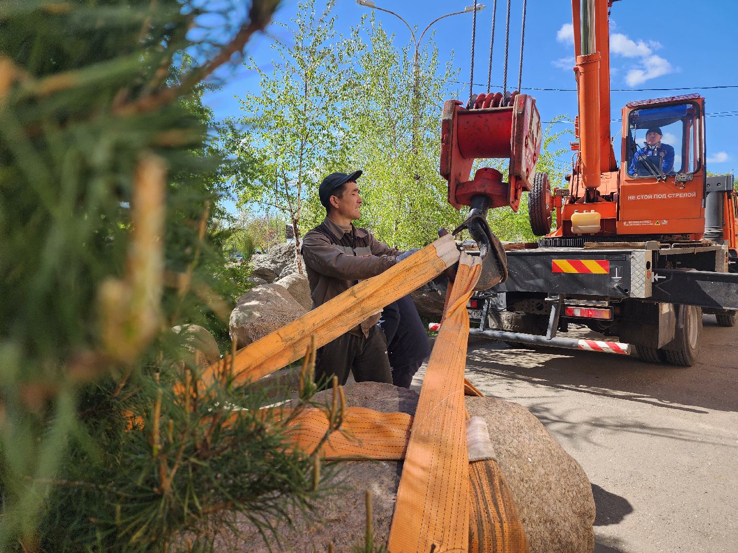 Подольск, сад камней памяти и славы, 80 лет победе,