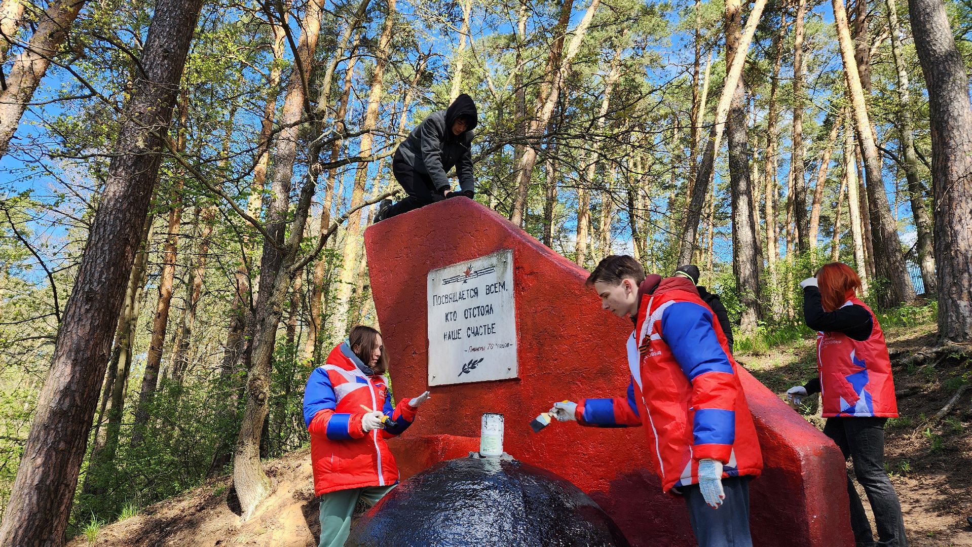 ступино, день победы, волонтеры, памятники вов,