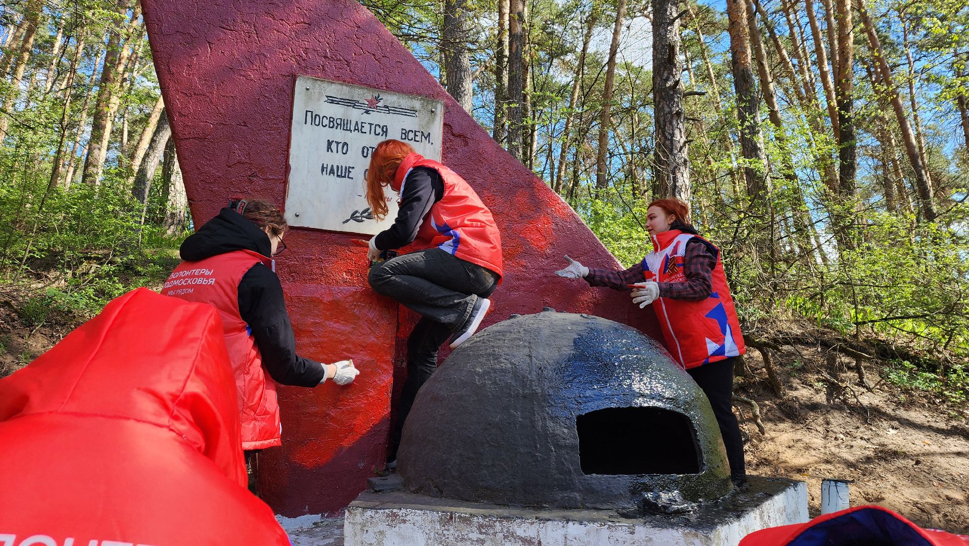 ступино, день победы, волонтеры, памятники вов,