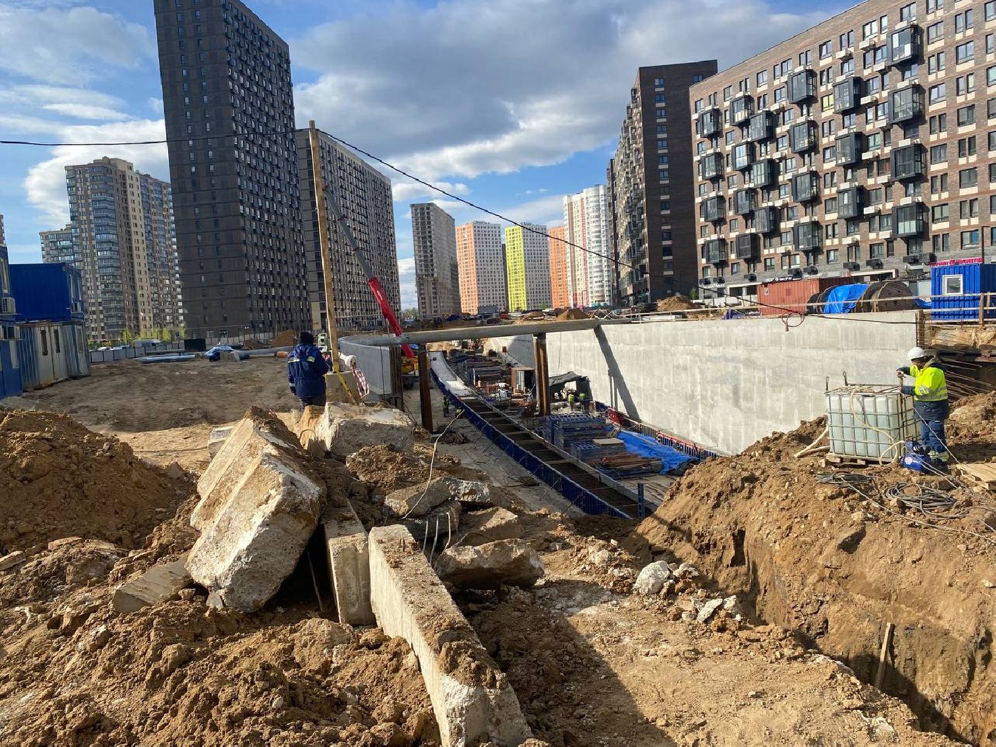 тоннель в путилково, строительство тоннеля,