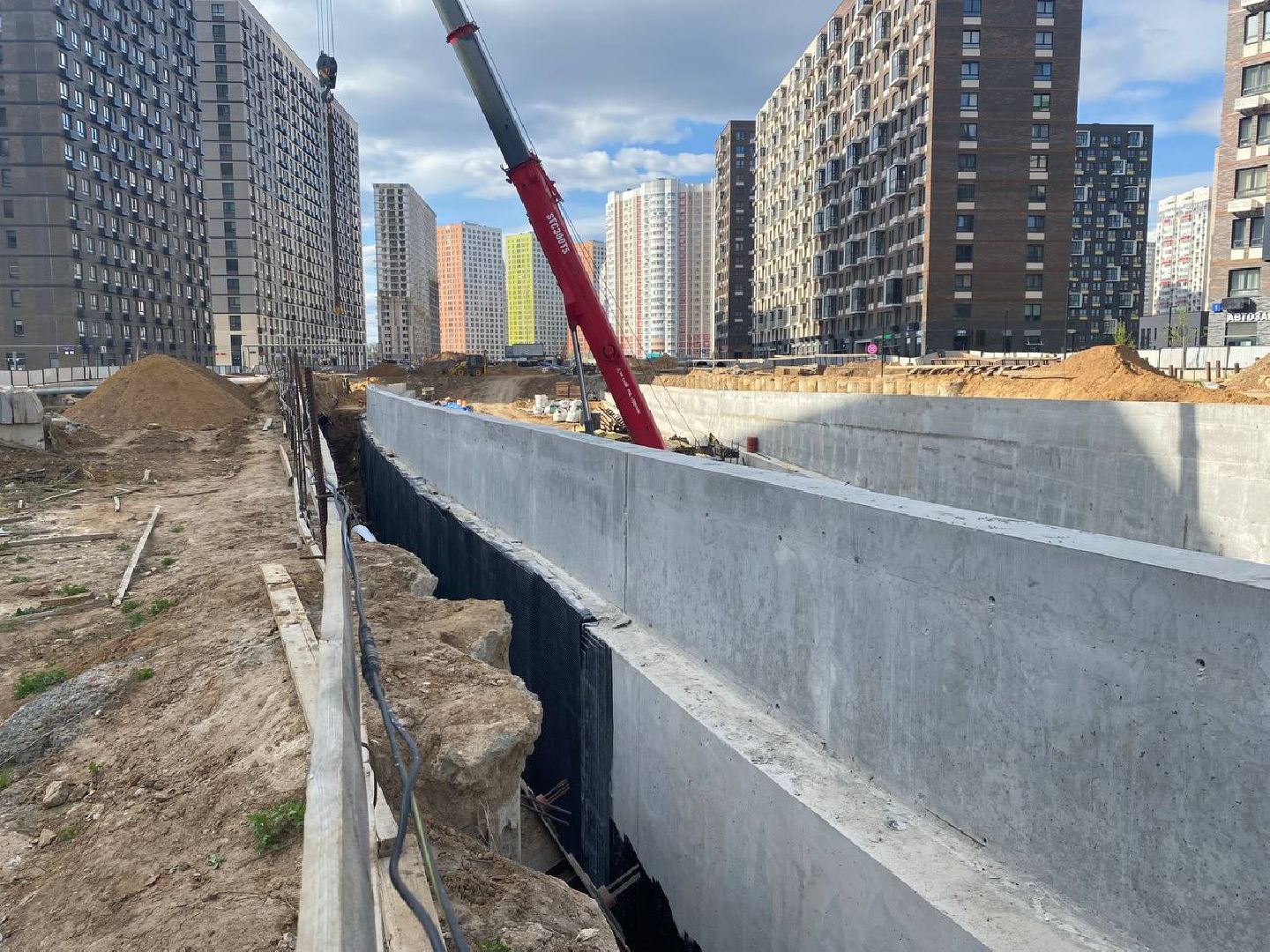 тоннель в путилково, строительство тоннеля,