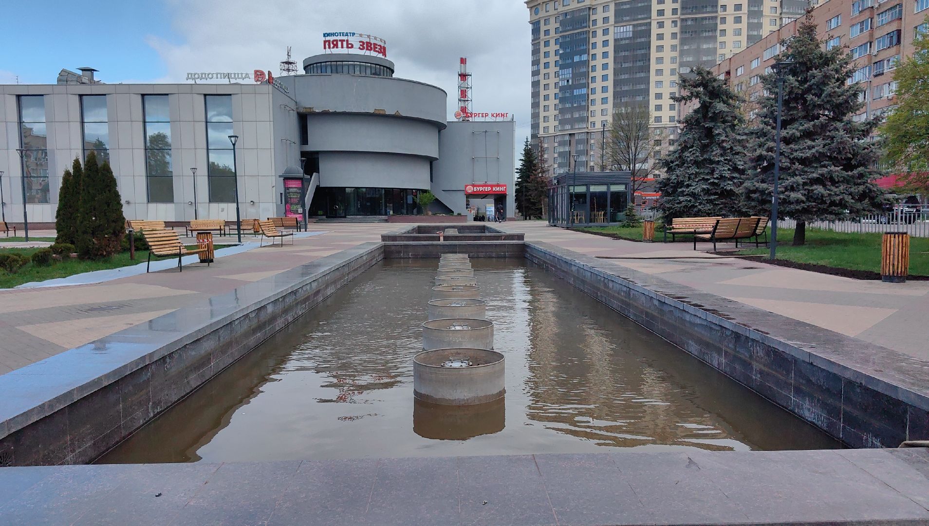 фонтаны, сезон, цветение,  техническое состояние,