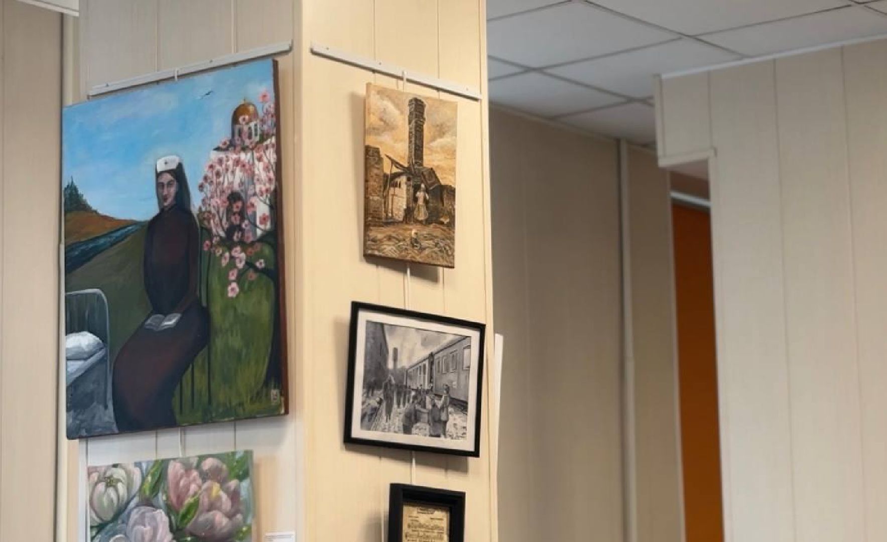 художественная выставка, открытие, 80-летие великой победы,