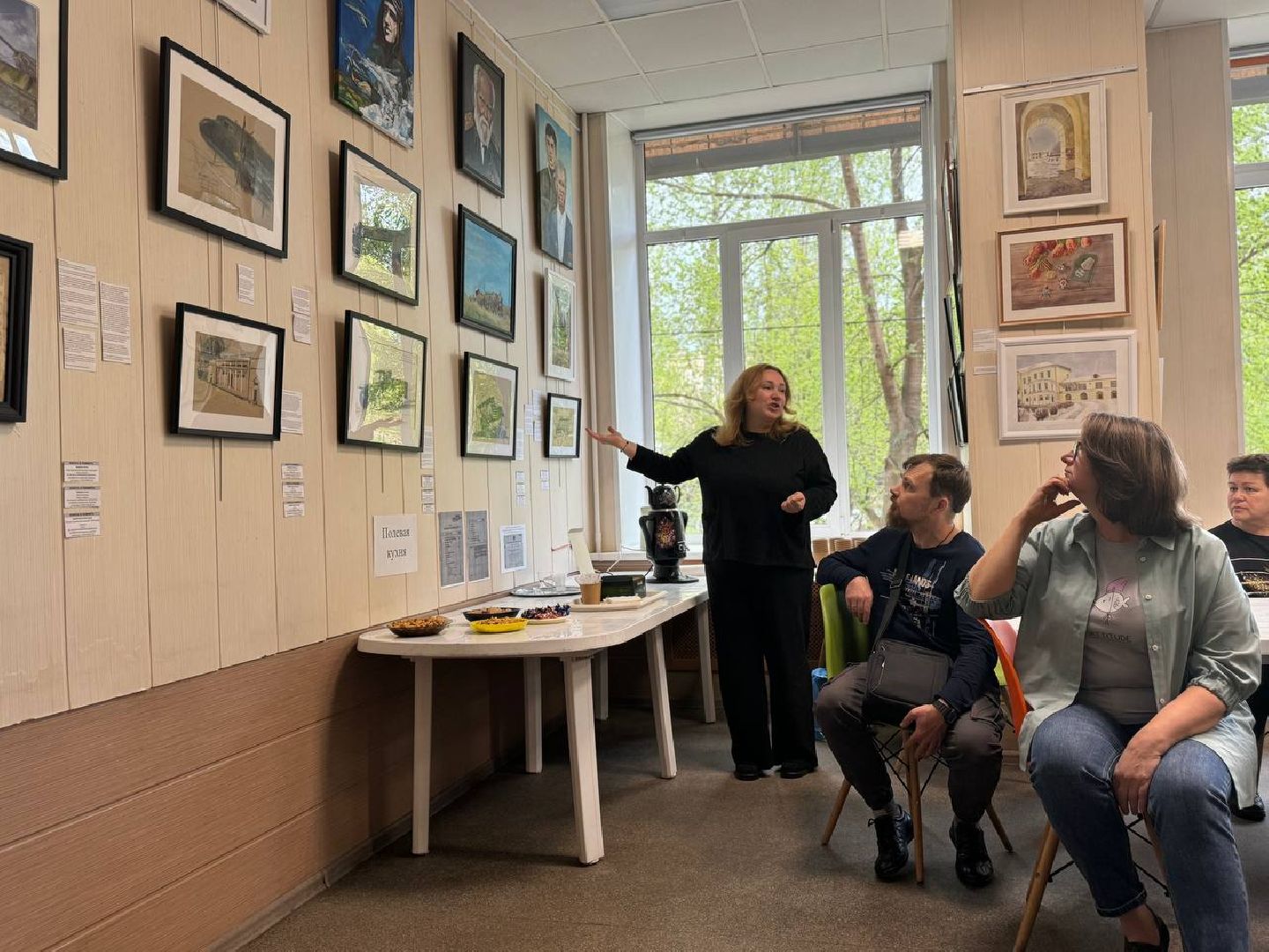 художественная выставка, открытие, 80-летие великой победы,