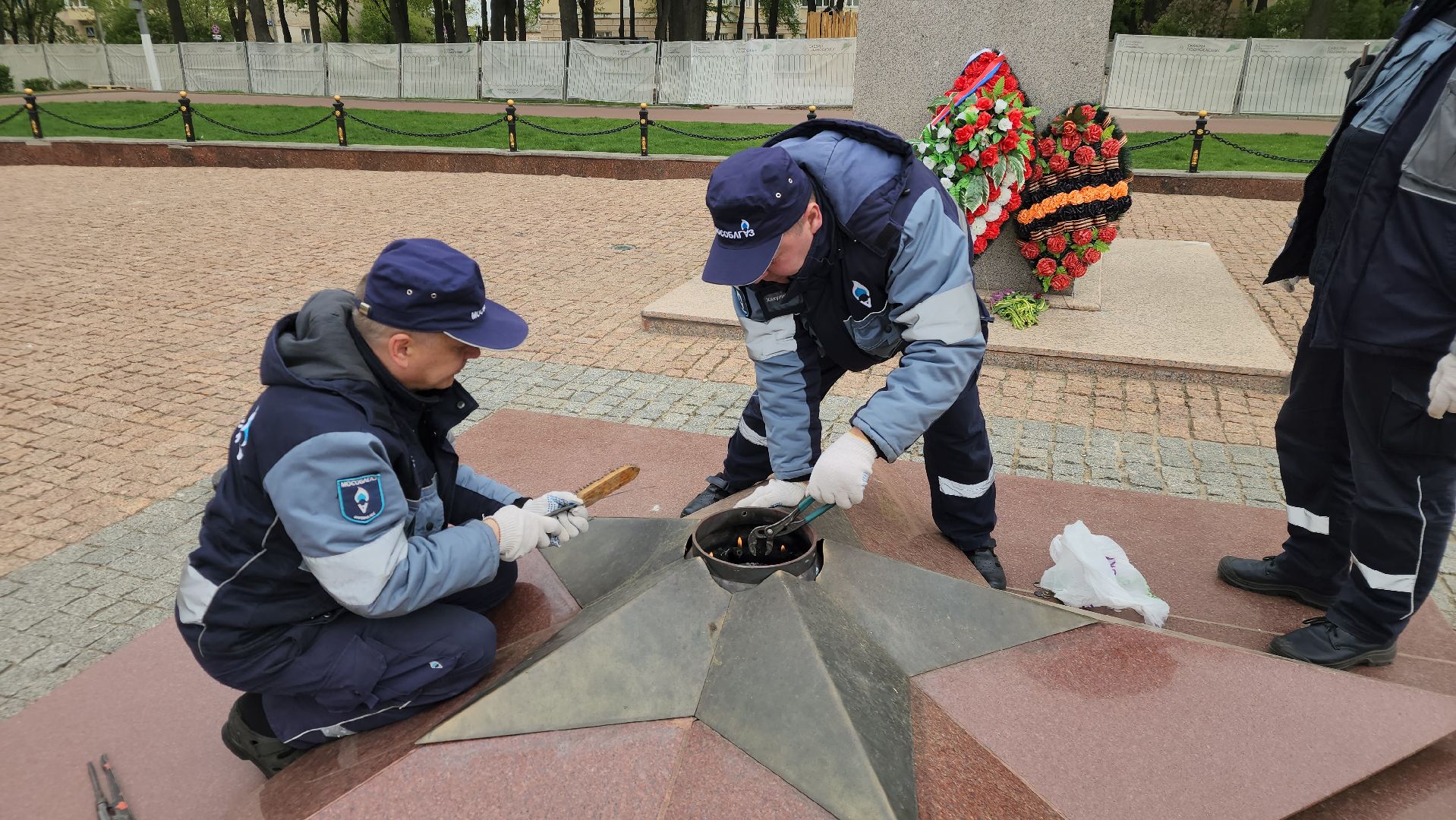 подольск, вечный огонь, Техническое обслуживание,