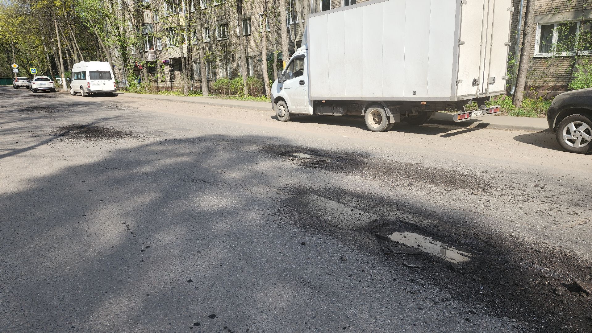 вертикалки, пушкино, западный, ямочный ремонт, восстановление, дорожное покрытие,коммунальная служба, коммунальная техника,