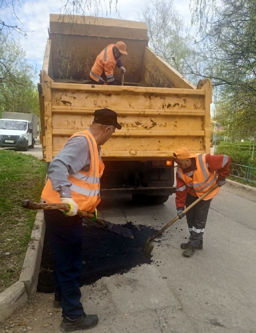 вертикалки, пушкино, западный, ямочный ремонт, восстановление, дорожное покрытие,коммунальная служба, коммунальная техника,
