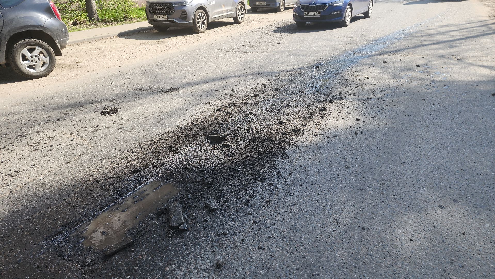 вертикалки, пушкино, западный, ямочный ремонт, восстановление, дорожное покрытие,коммунальная служба, коммунальная техника,