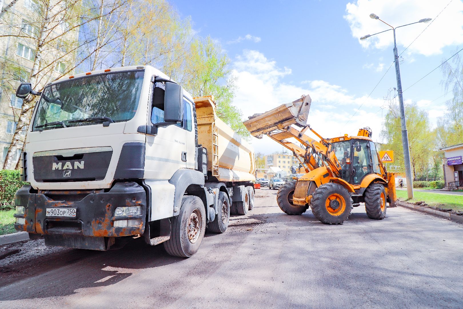 клин, ремонт дороги, транспорт, общество,