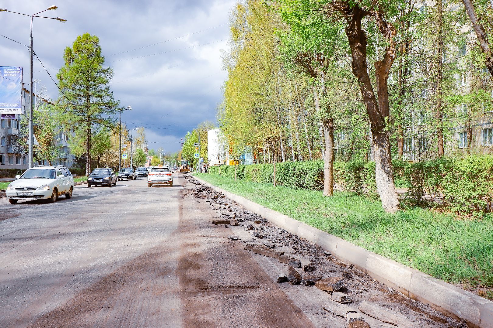 клин, ремонт дороги, транспорт, общество,