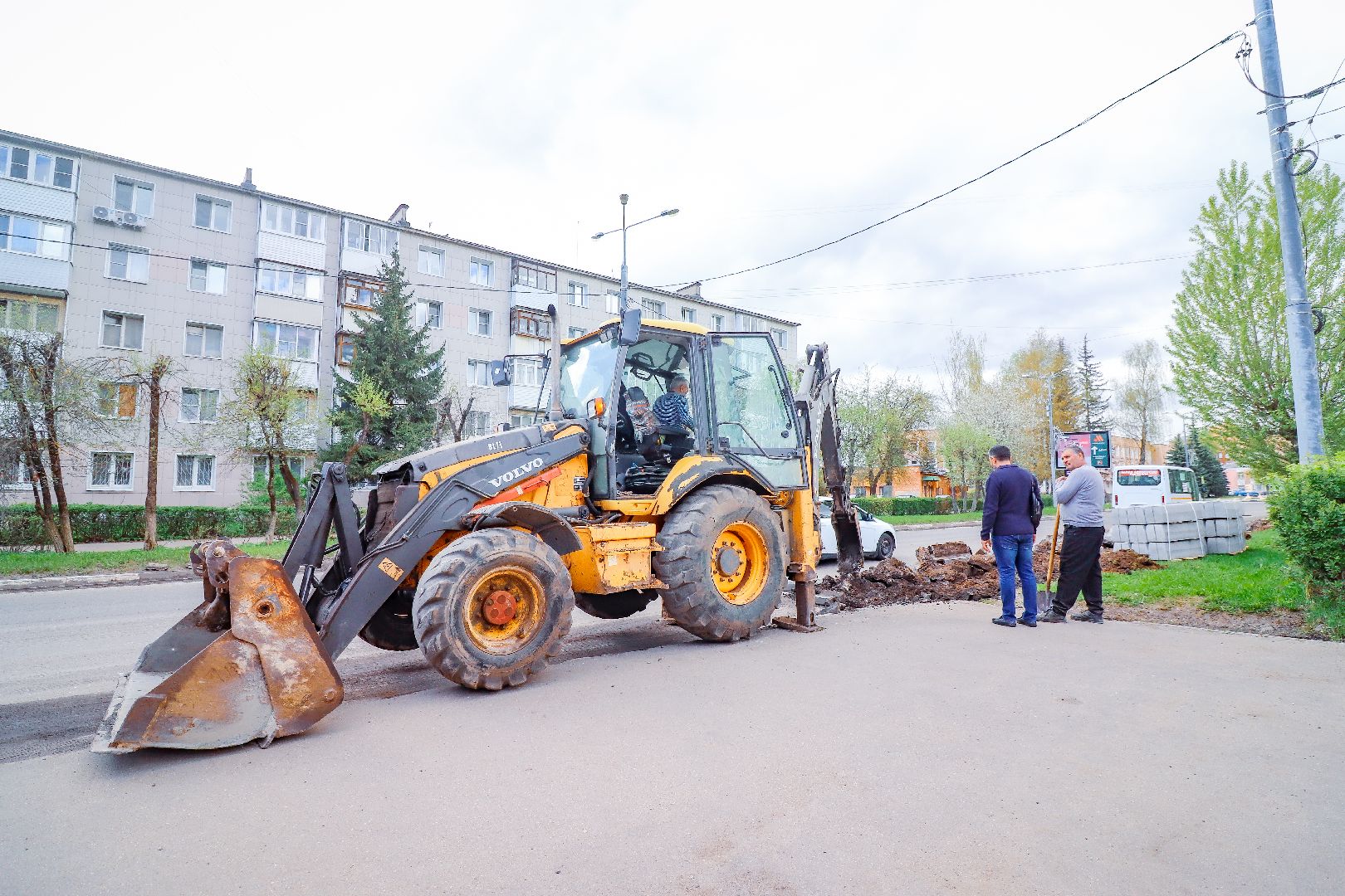 клин, ремонт дороги, транспорт, общество,