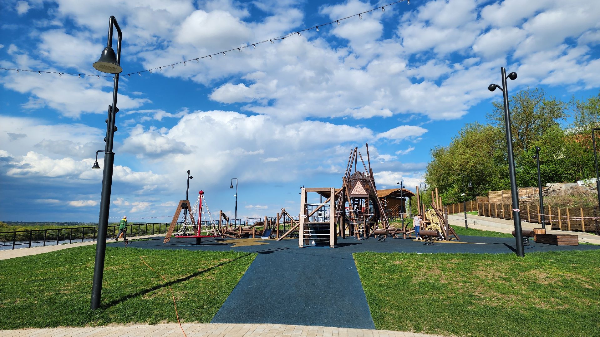 кашира, набережная , отдых, туризм, река, кафе,