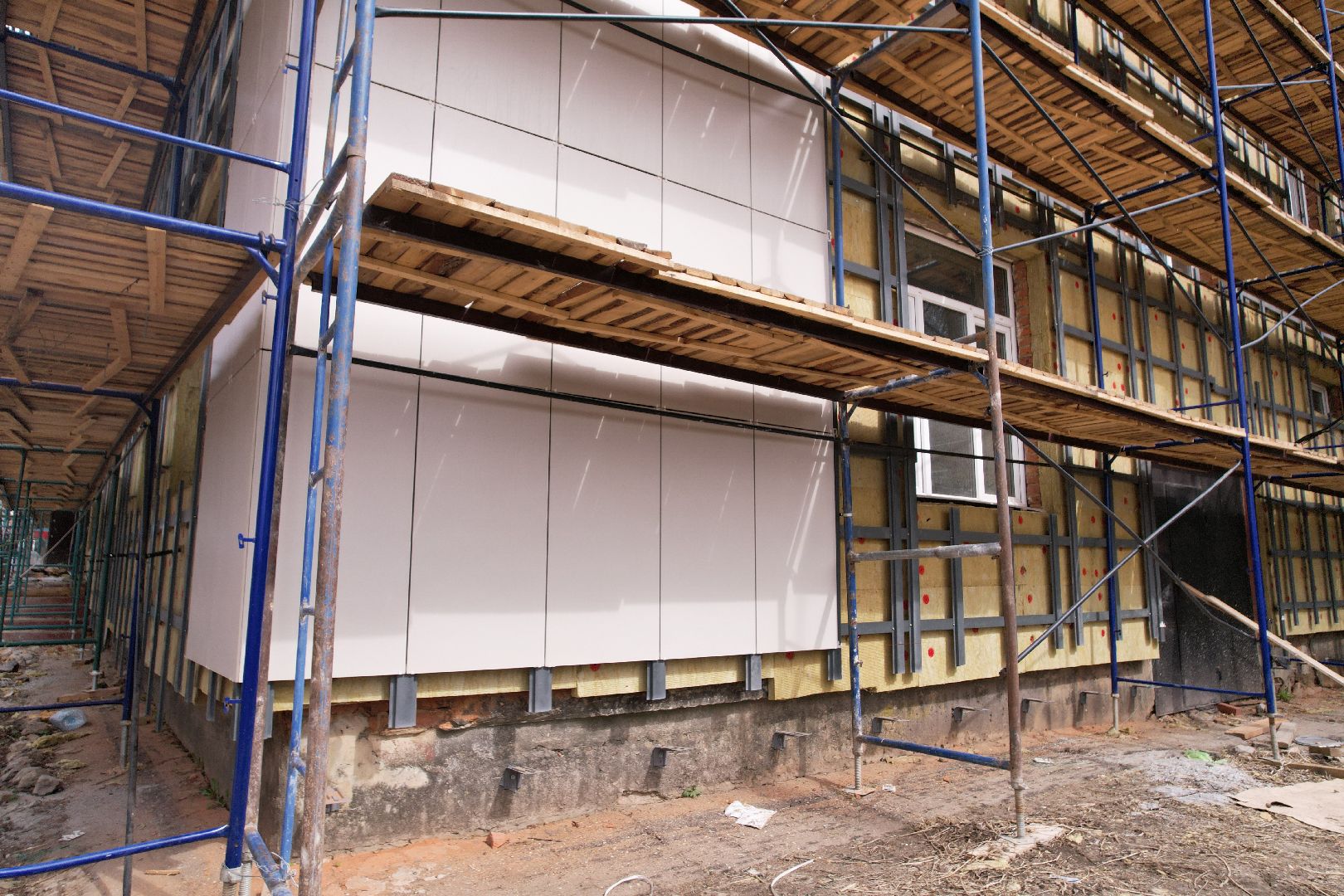 видео с коптера, ремонт школы 6 серпухов, школы в серпухове,