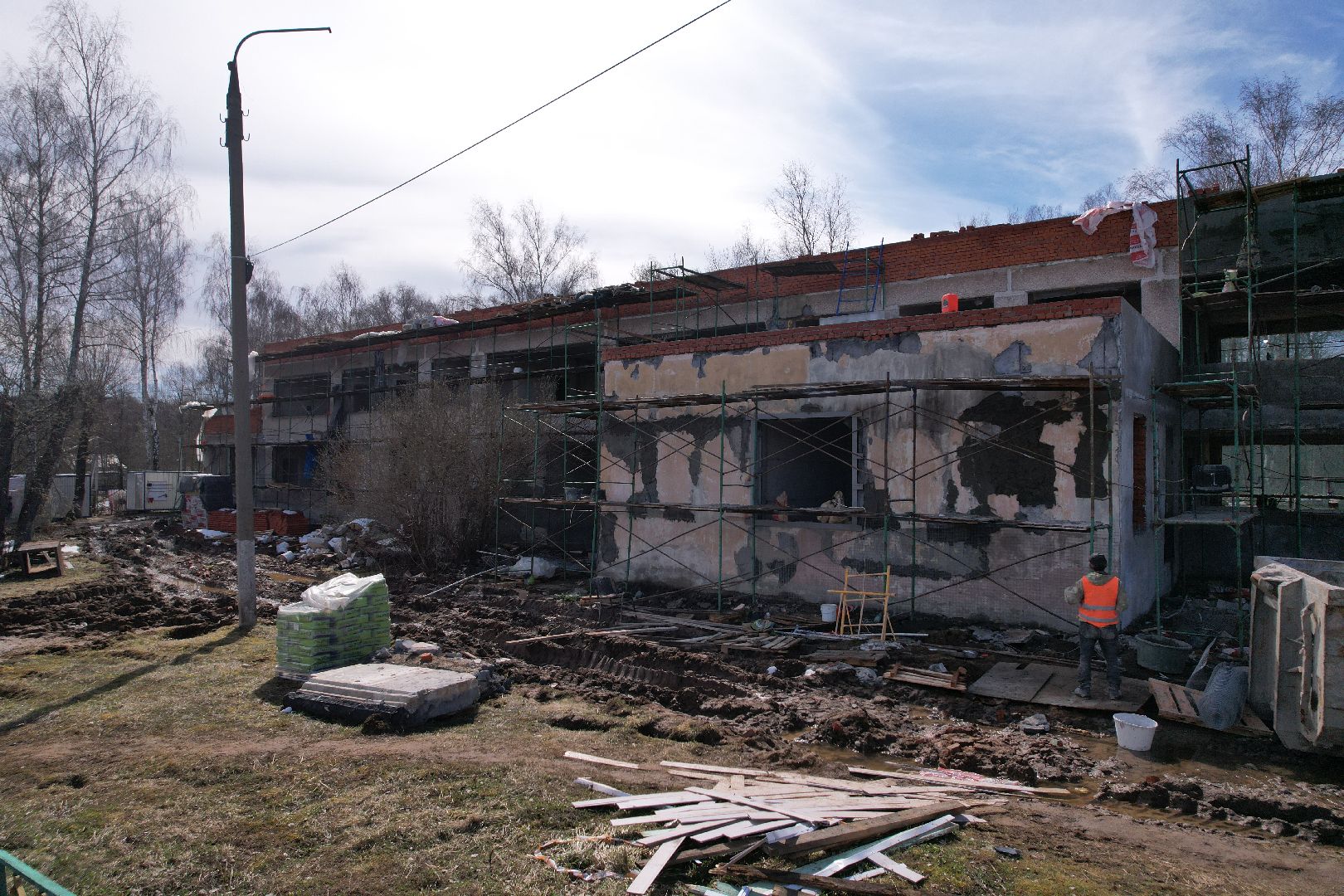видео с коптера, ремонт детского сада серпухов,