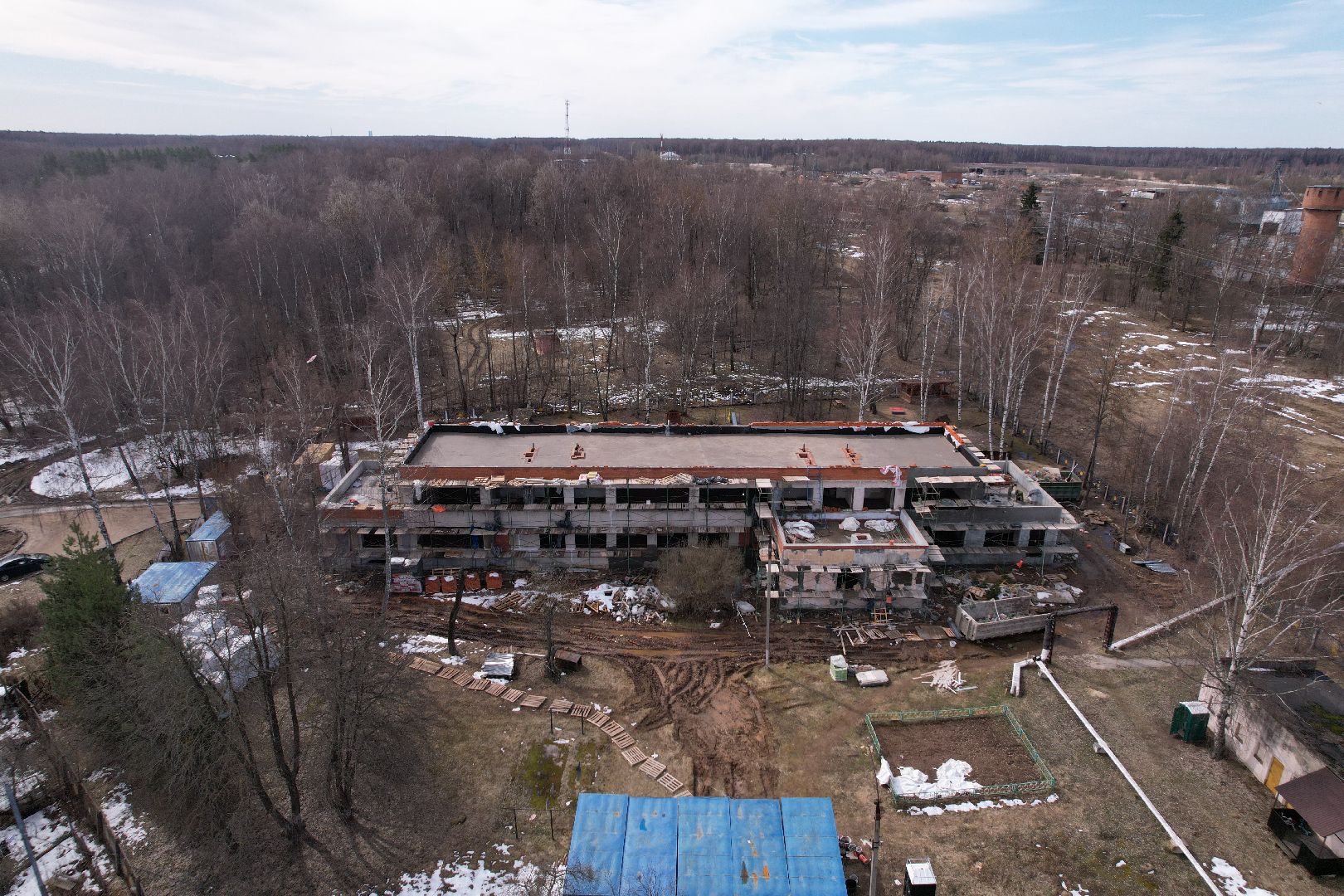 видео с коптера, ремонт детского сада серпухов,