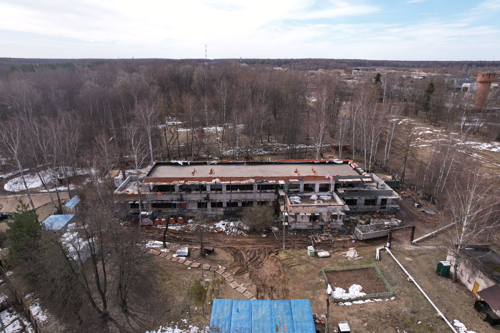 видео с коптера, ремонт детского сада серпухов,