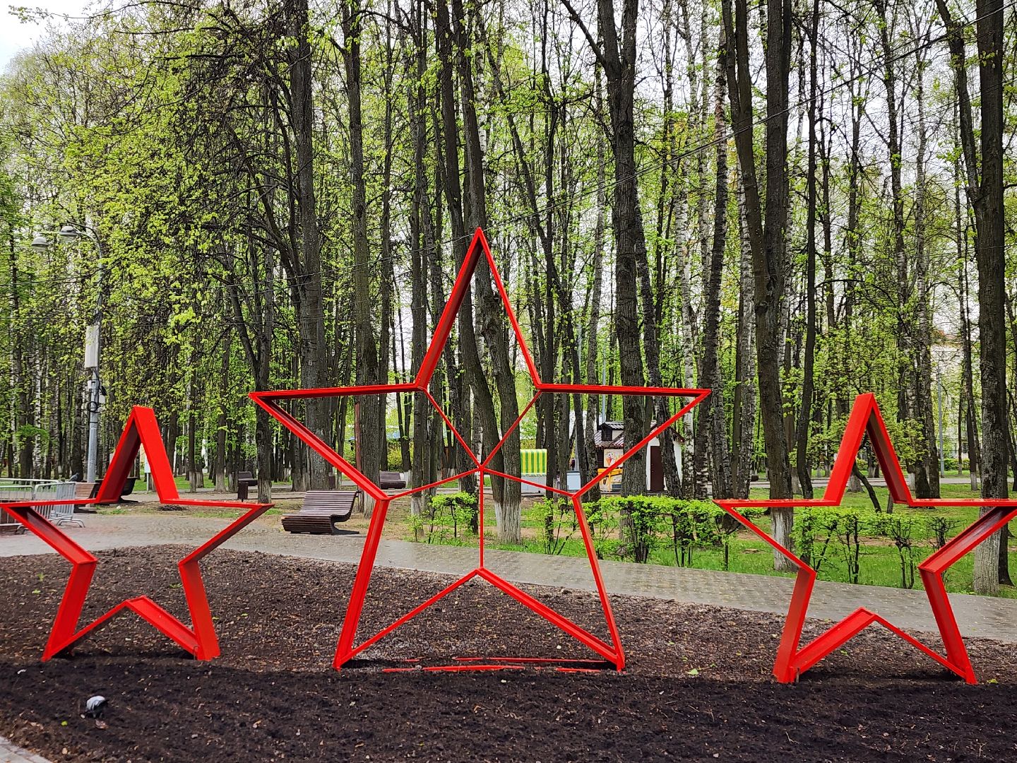 королёв, благоустройство , центральный городской парк в королеве ,