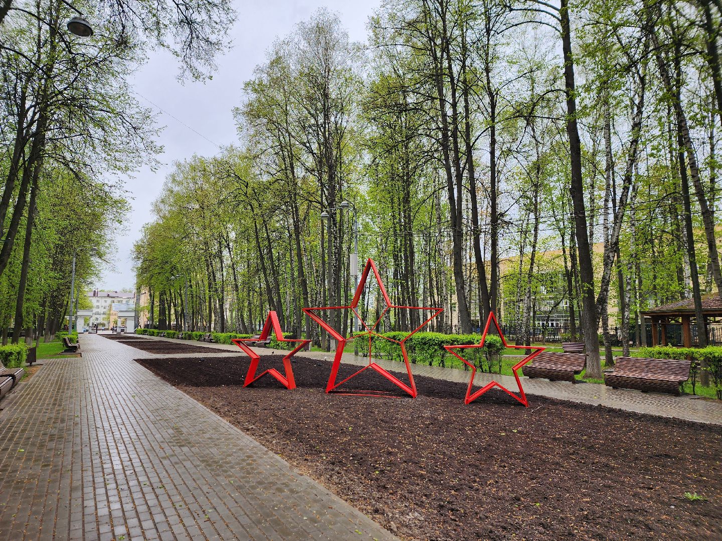 королёв, благоустройство , центральный городской парк в королеве ,