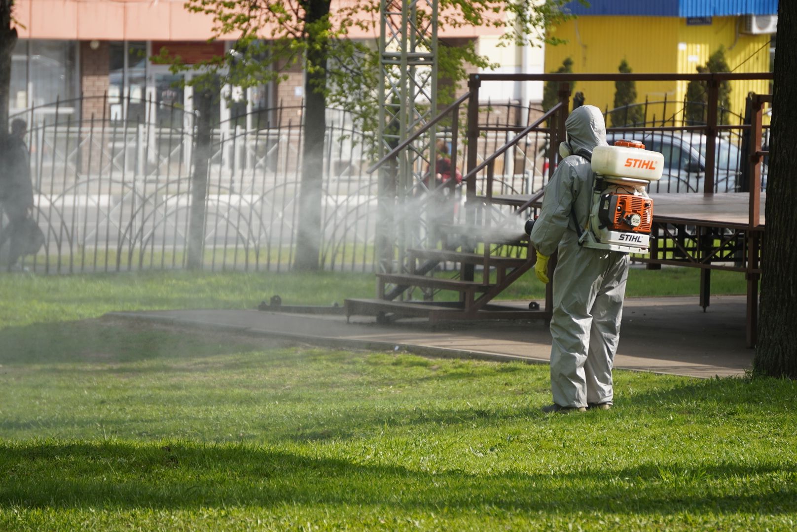 Павловский Посад , парки, обработка,
