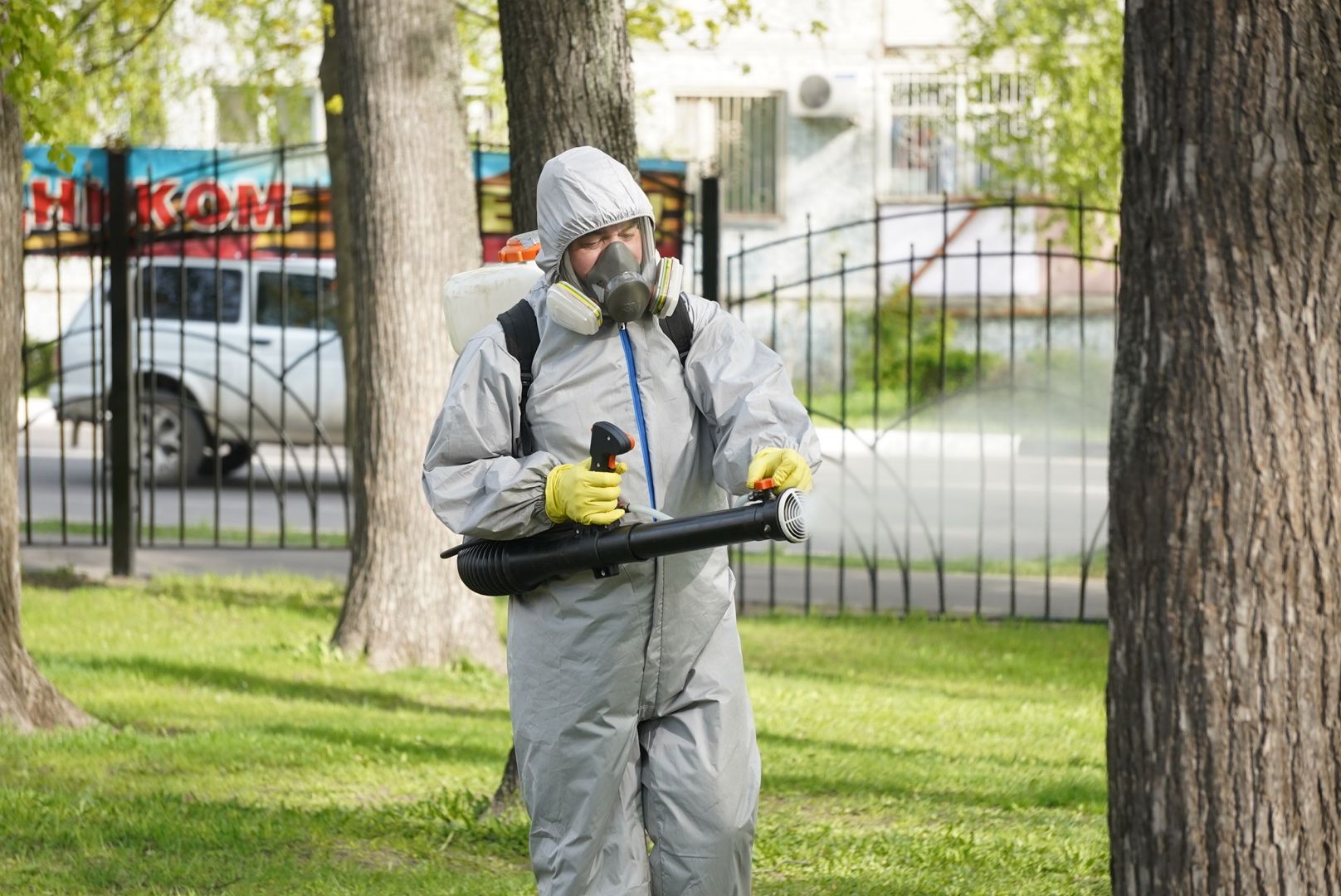 Павловский Посад , парки, обработка,