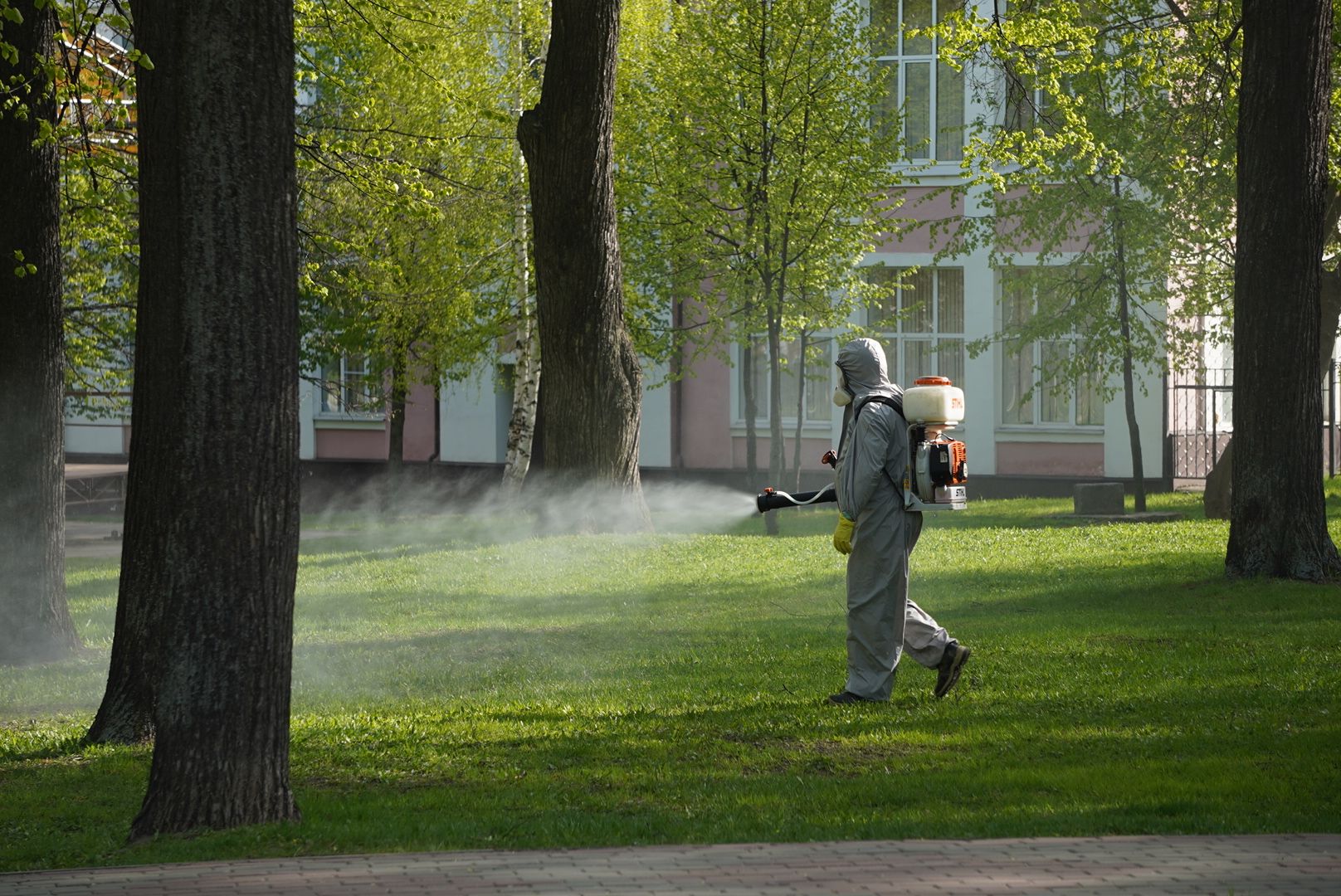 Павловский Посад , парки, обработка,