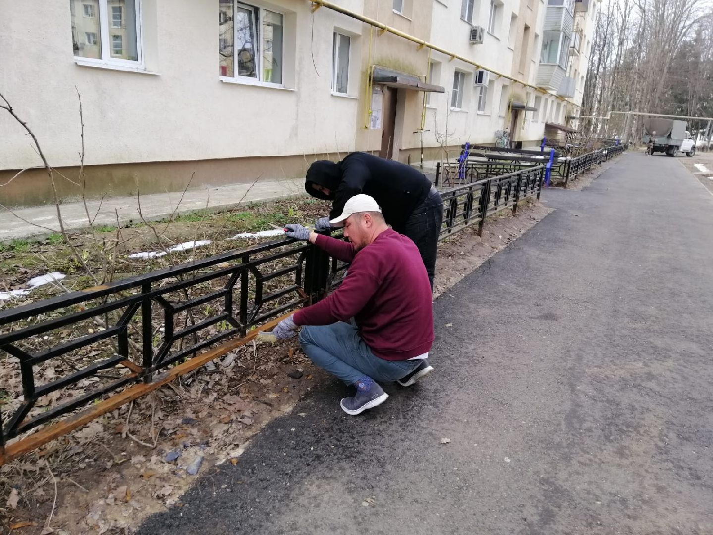 благоустройство, городской округ восход, жкх, краска,