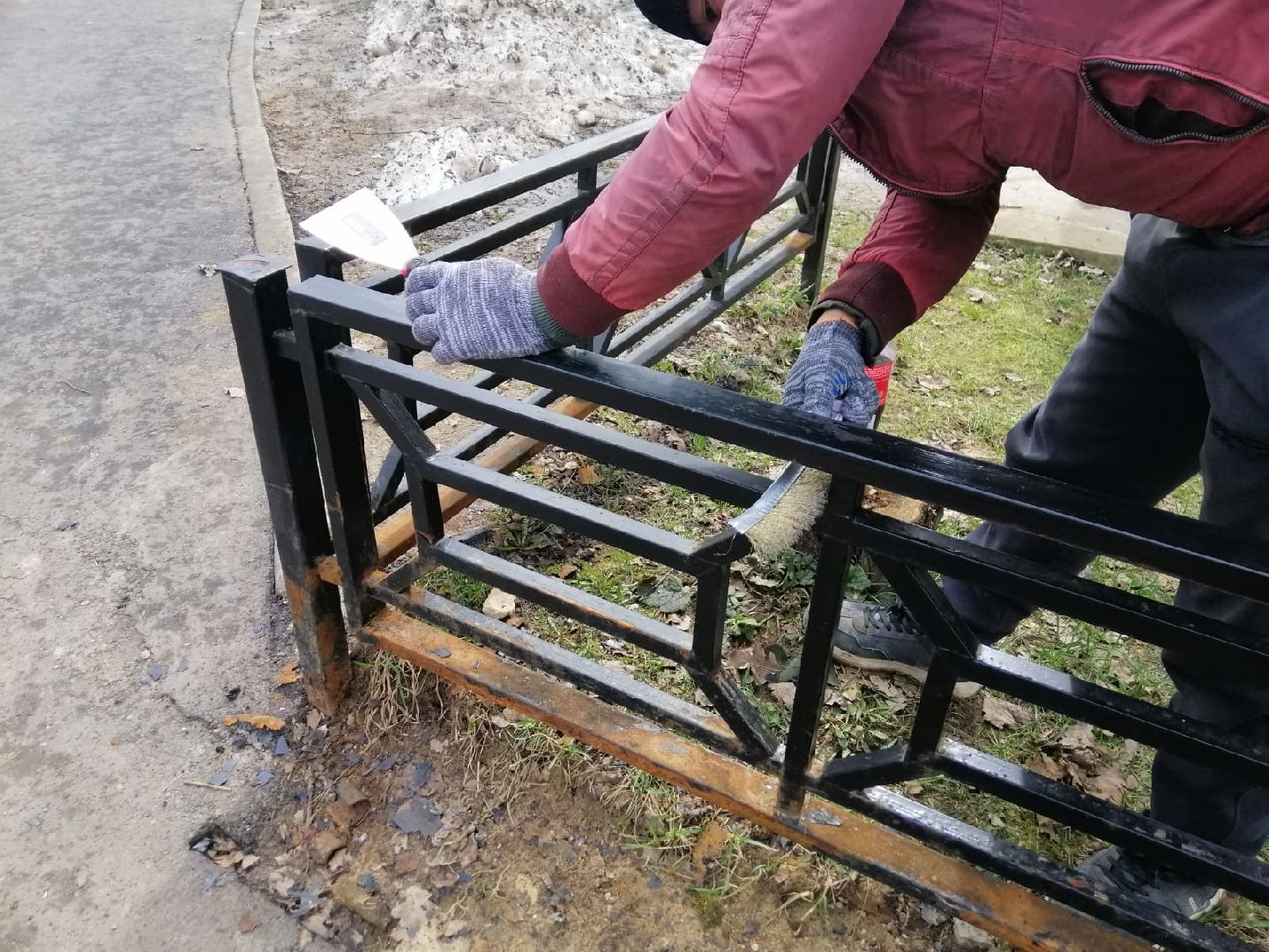 благоустройство, городской округ восход, жкх, краска,