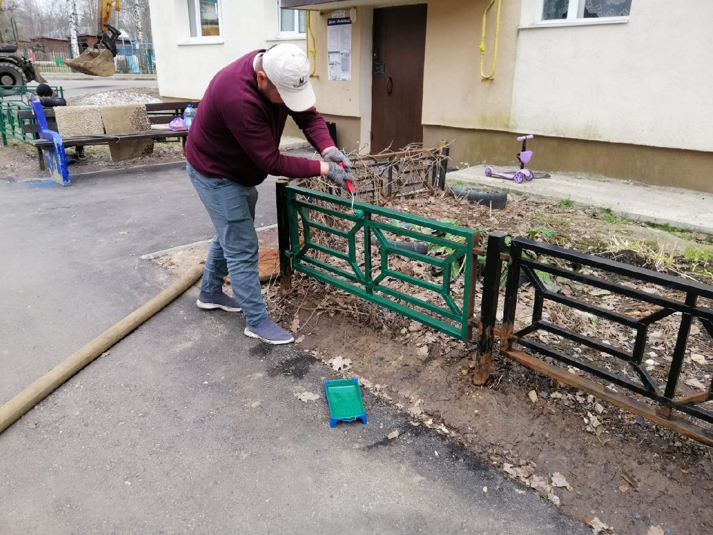благоустройство, городской округ восход, жкх, краска,