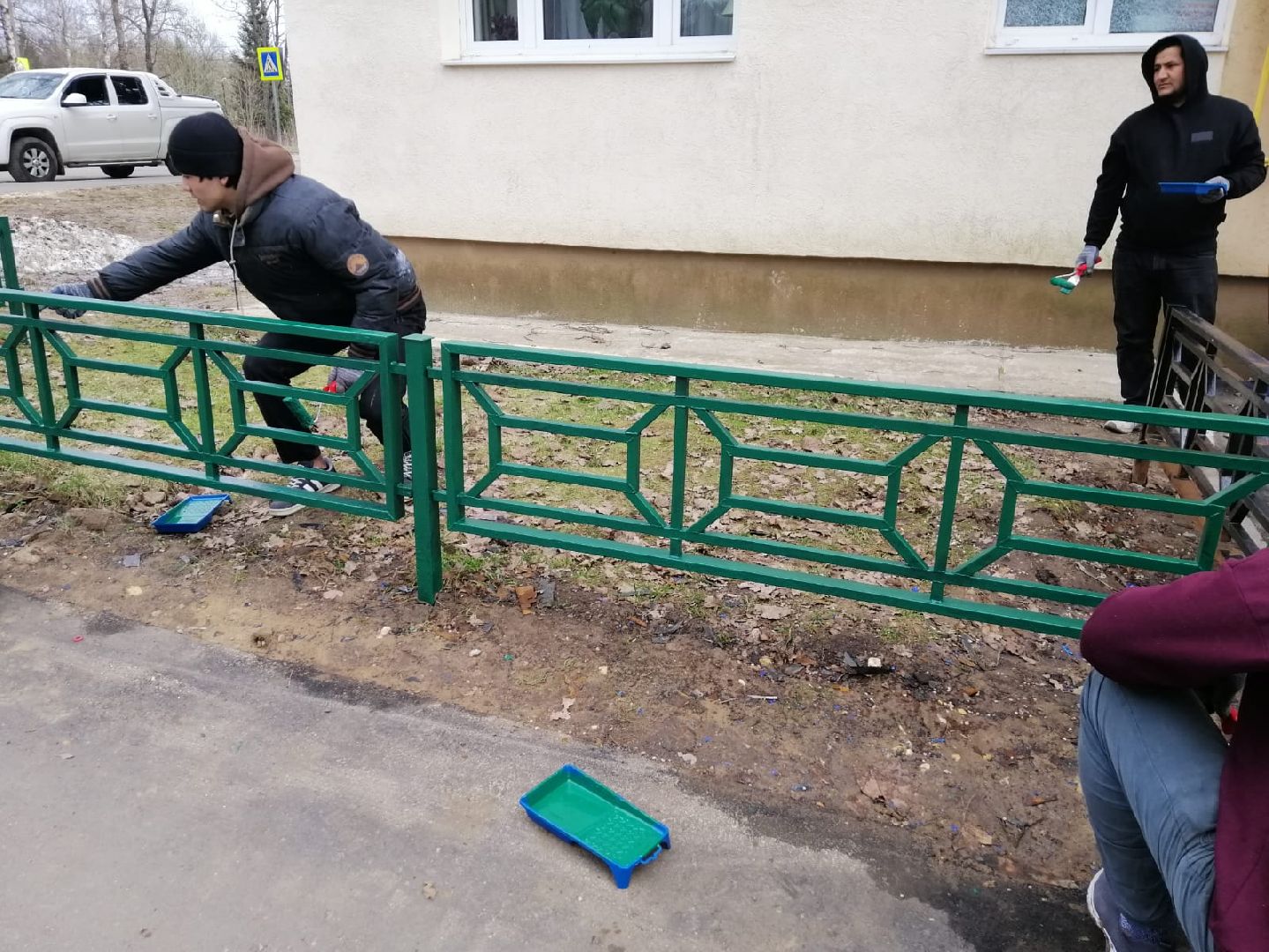 благоустройство, городской округ восход, жкх, краска,