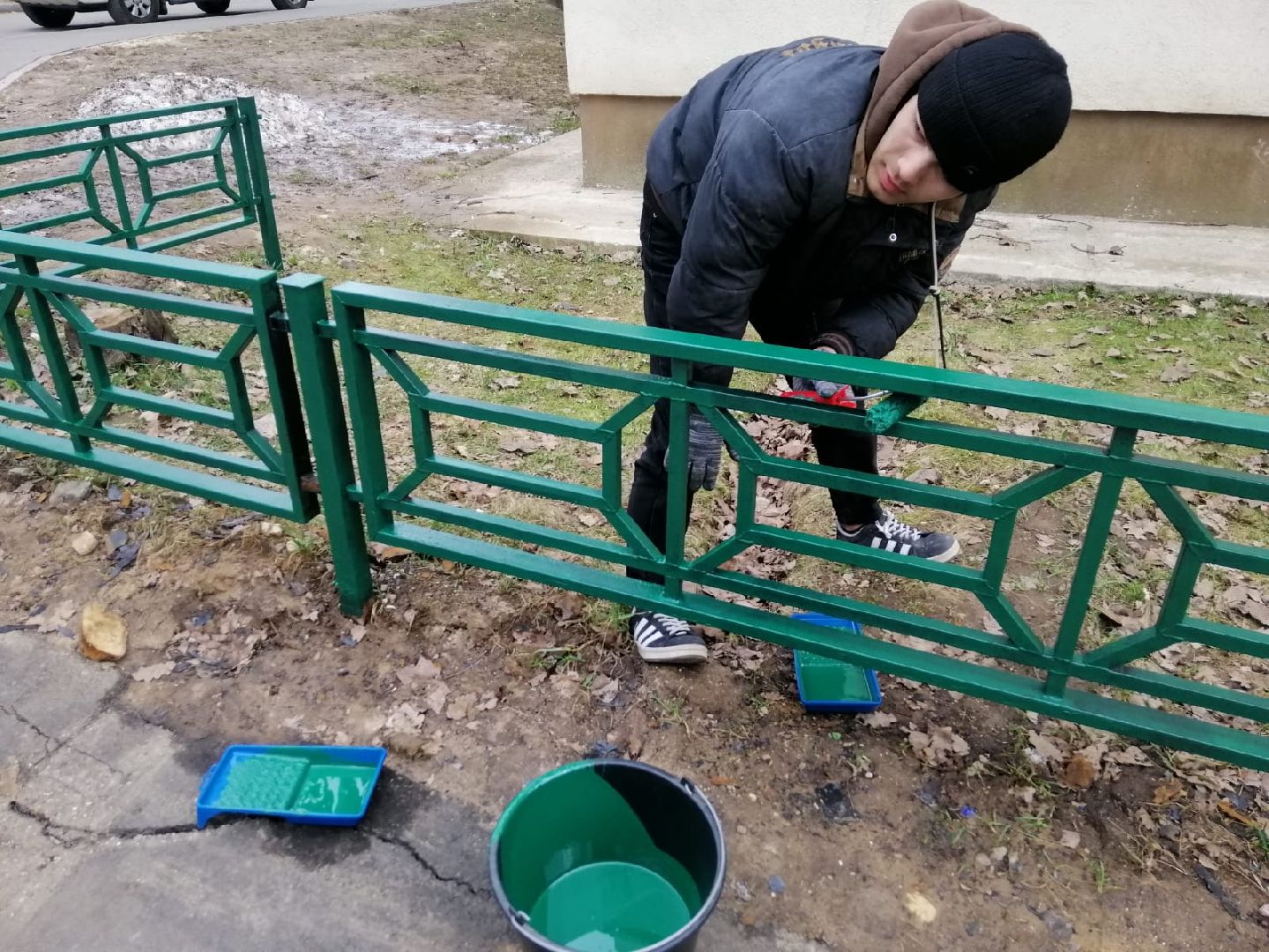 благоустройство, городской округ восход, жкх, краска,