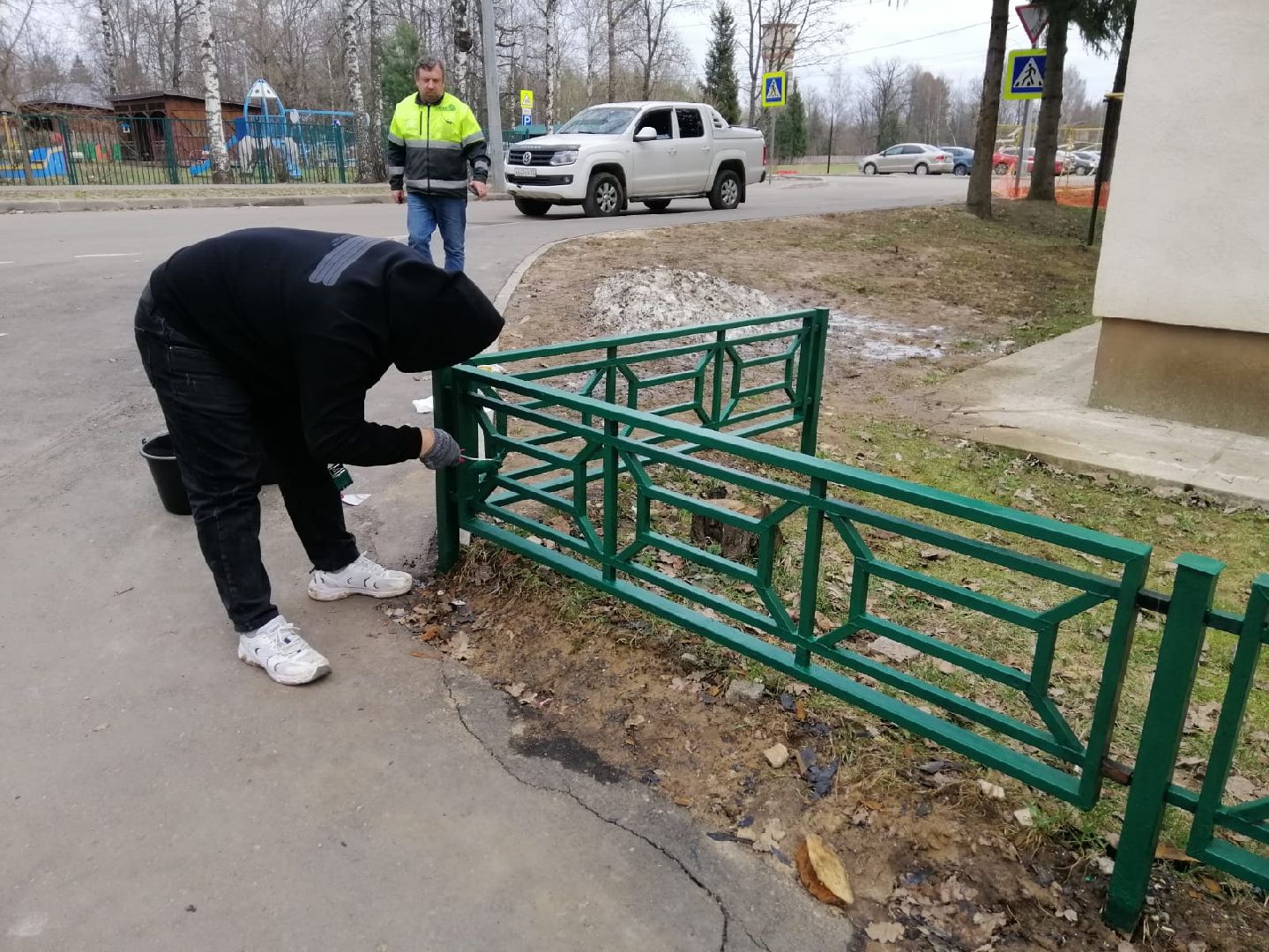 благоустройство, городской округ восход, жкх, краска,
