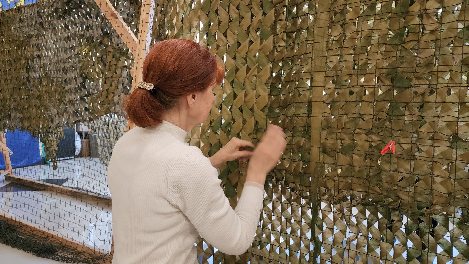 кашира, кашира-8, военный городок, мастер-класс, маскировочная сеть, гуманитарная помощь, сво,